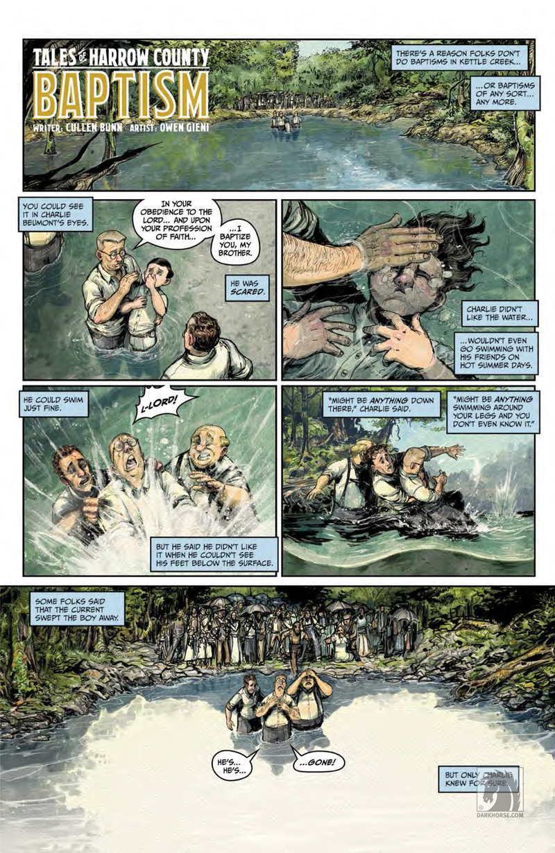 Illustration for article titled Read the Entirety of Harrow County #1, One of 2015's Best Horror Comics, Here for Free!